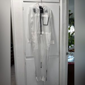 Nike Women Large Jumpsuit White clear